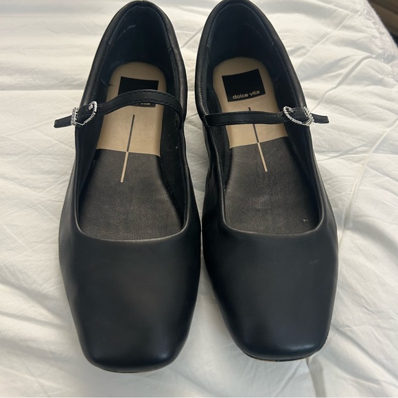 Dolce Vita Reyes Ballet Flats Black Leather - Picture 2 of 10